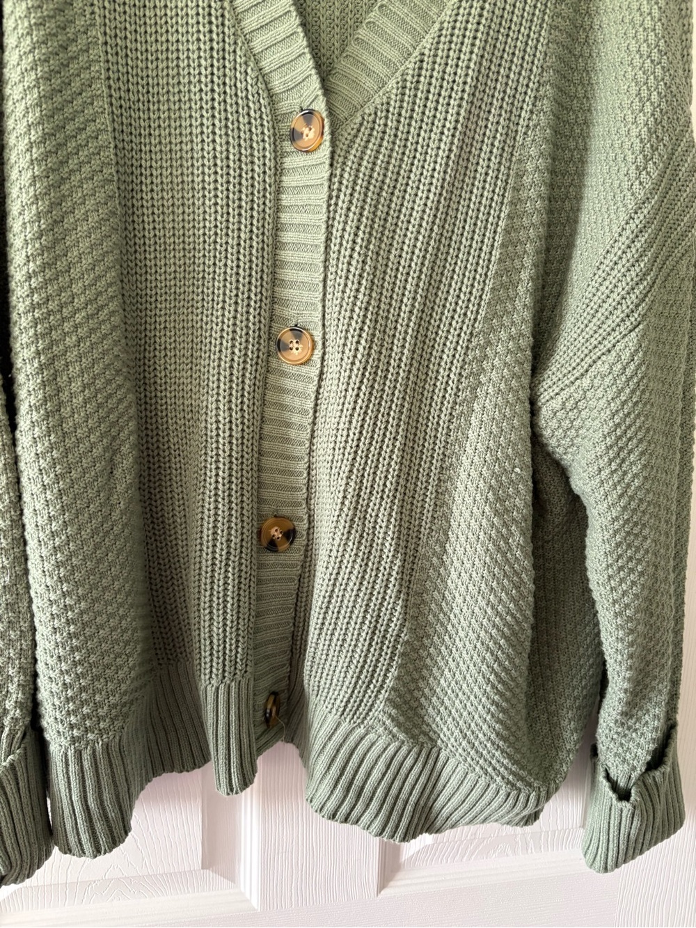 Maurices Sage Green Button Cardigan - Picture 4 of 6